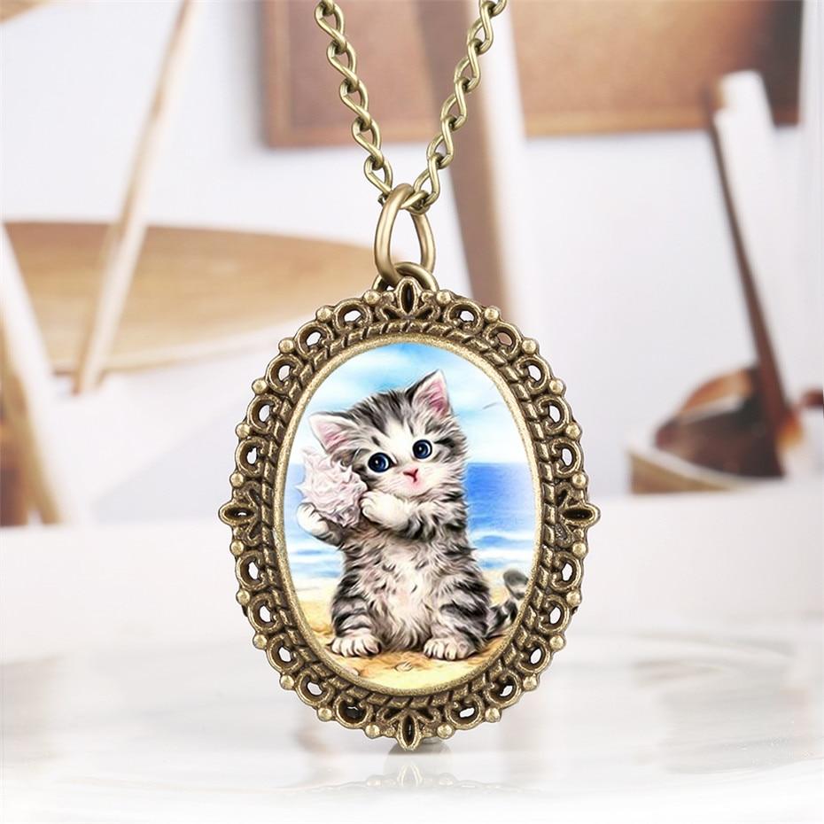 Montre Collier - Kitten Garden - Goussets Béguin - 1